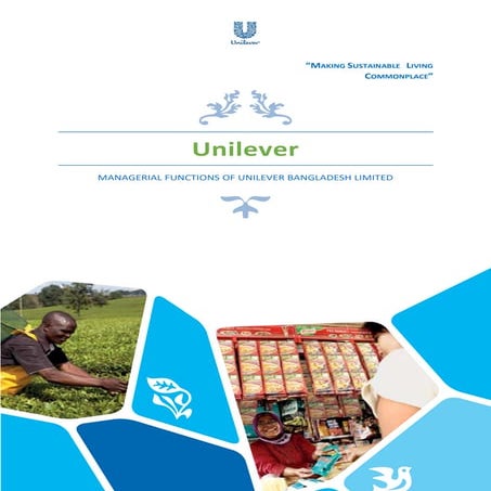 MANAGERIAL FUNCTIONS OF UNILEVER BANGLADESH LIMITED