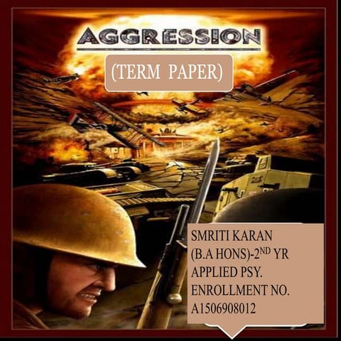 Term paper aggression