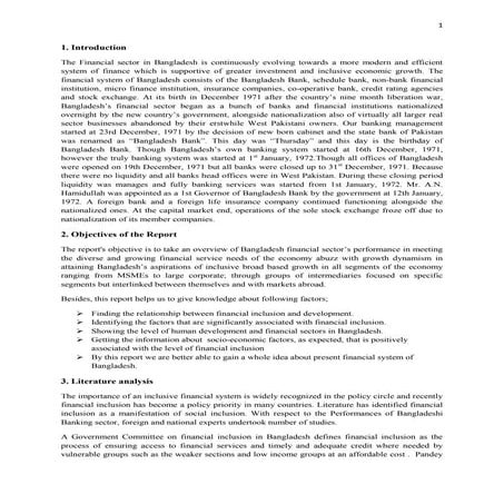Inclusive development in financial sector of Bangladesh | PDF