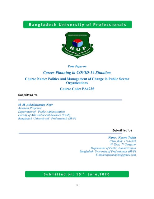 Rudra Tiwari The Effects of COVID 19 on Education | PDF
