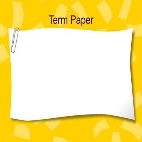 Term paper h