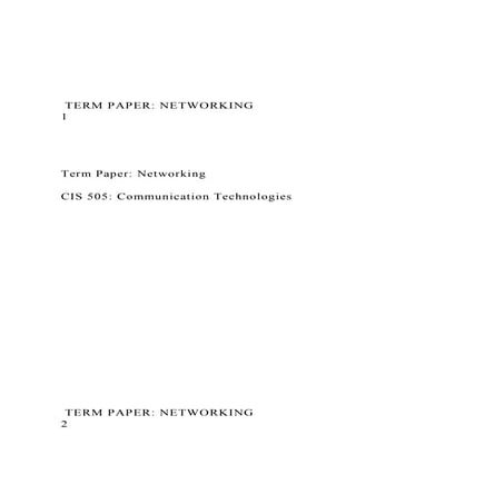 TERM PAPER NETWORKING                                     .docx