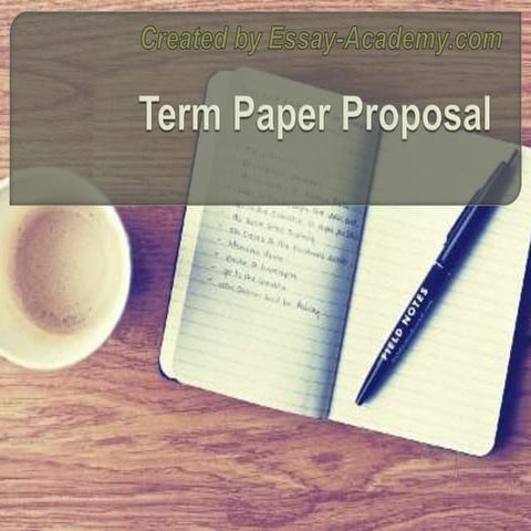 Term paper proposal