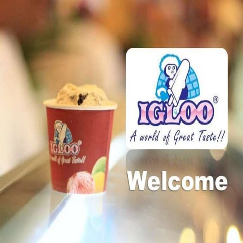Term report about igloo ice cream