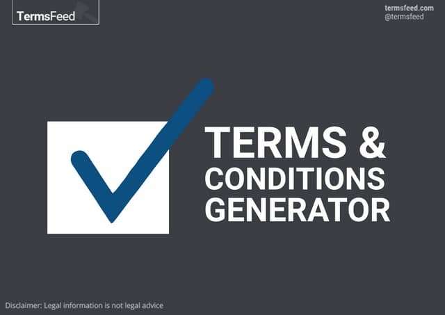 Terms & Conditions Generator