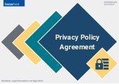 The Privacy Policy agreement