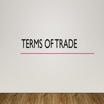 Terms of trade and the seven types of trade.pptx