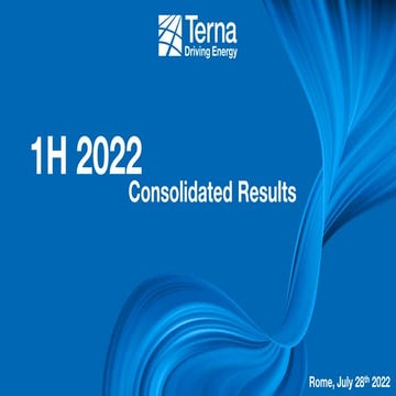1H 2022 Consolidated Results Presentation