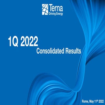 1Q 2022 Consolidated Results Presentation