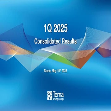 1Q 2025 Consolidated Results Presentation