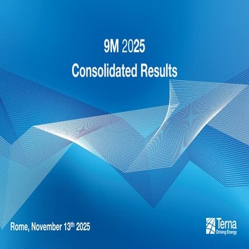 9M 2025 Consolidated Results Presentation