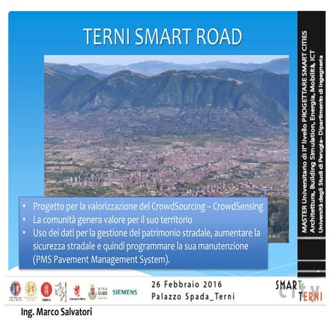 Terni smart road