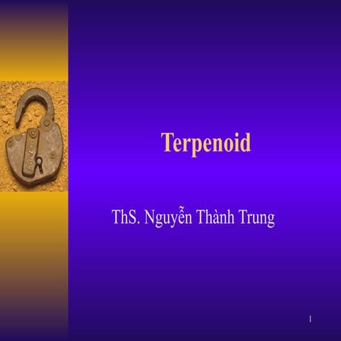 terpenoid hóa học hữu cơ hợp chất thiên nhiên.ppt