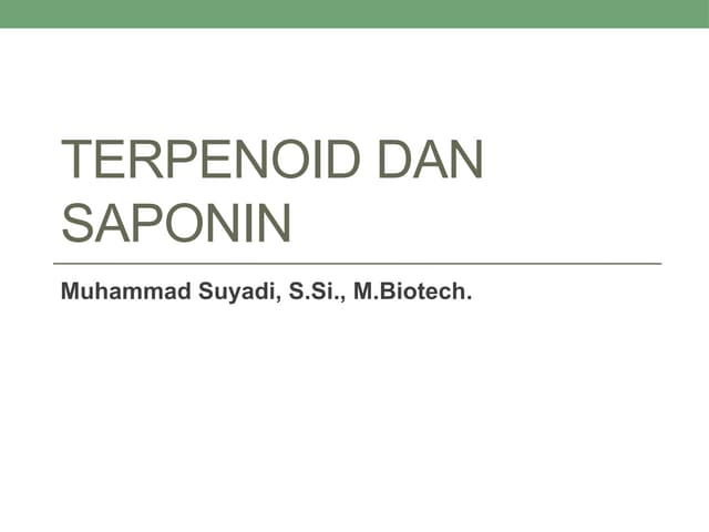 TERPENOID_DAN_SAPONIN_Metabolit_Sekunder.pptx