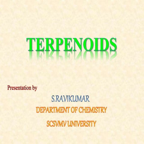 Terpenoids