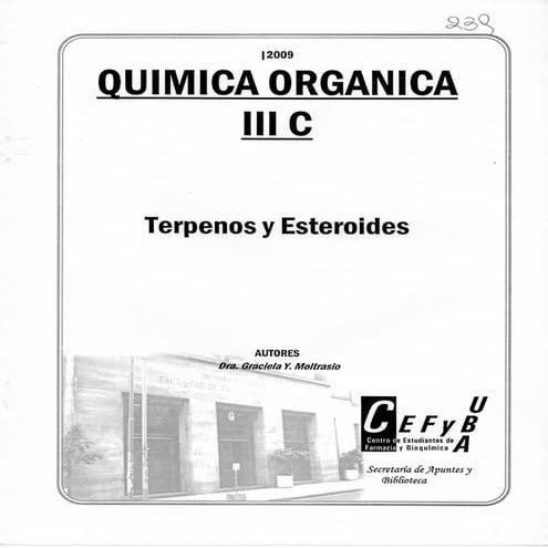 Terpenos y esteroides