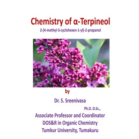 Chemistry of α-Terpineol