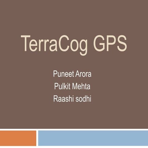 Terracog gps