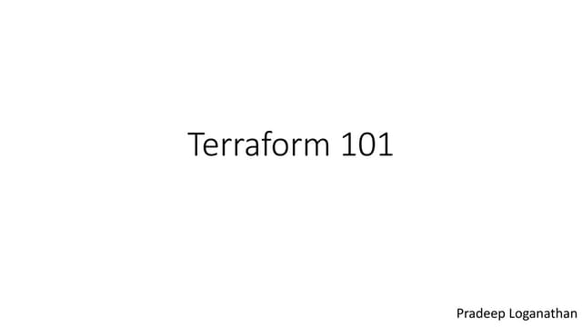 Terraform 101