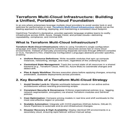 Terraform Multi-Cloud Infrastructure_ Building a Unified, Portable Cloud Foun...