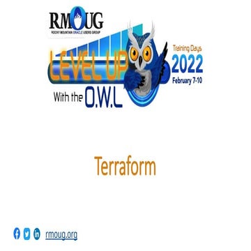 Terraform Objects Will Become People: Building Intelligent, Scalable Infrastr...