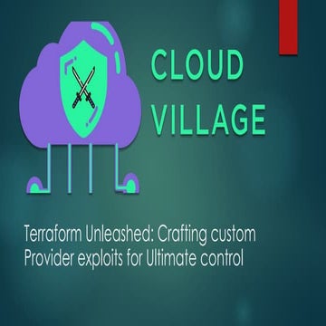 Terraform Unleashed - Crafting Custom Provider Exploits for Ultimate Control