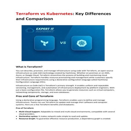 Terraform vs Kubernetes, Key Differences and Comparison.pdf