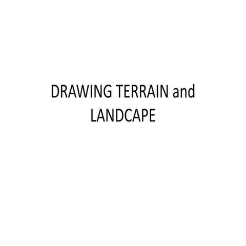 TERRAIN, LANDSCAPE.pptx