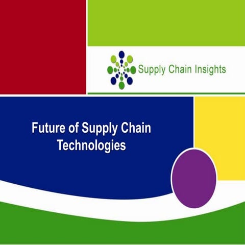 The Future of Supply Chain Technologies