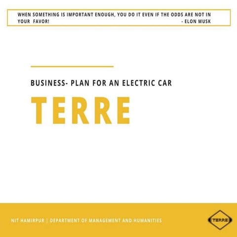 TERRE Electric Car B-MODEL