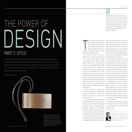 Terrestrial article the power of design part 2