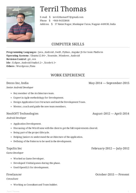 Terril Application Developer