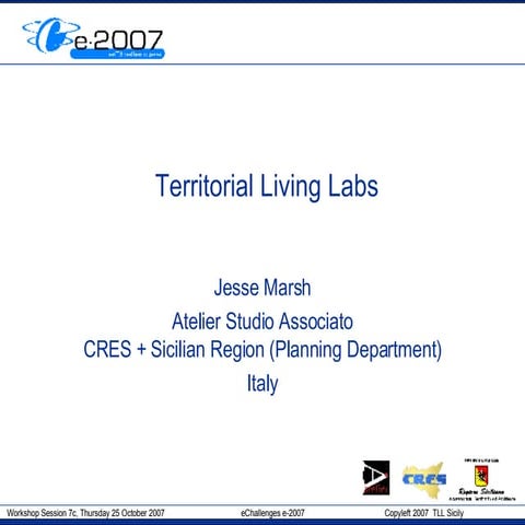 Territorial Living Labs