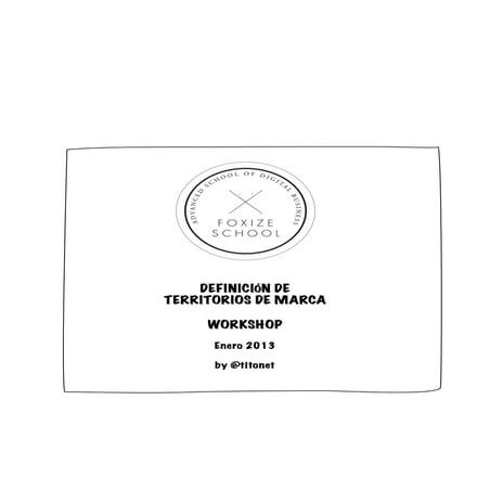 Manual para diseñar Territorios de marca