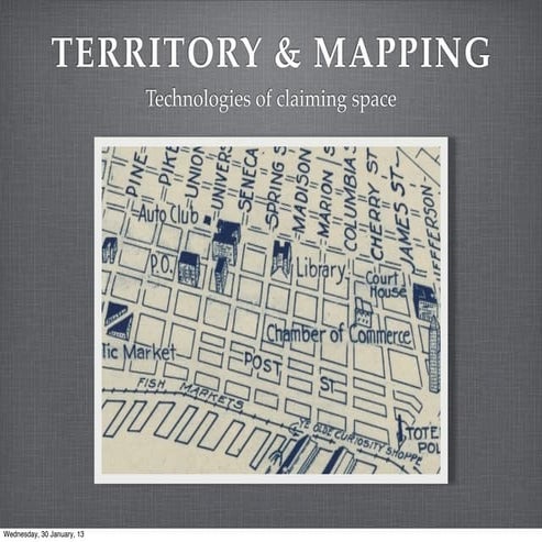 GEOG 381: Territory and Mapping