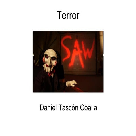 Género de terror | PPTX
