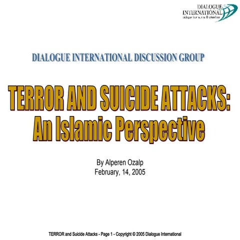 Terror And Suicide Attacks