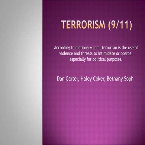 Terrorism 7th Period Guyer (Final Version)