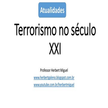Terrorismo no século xxi