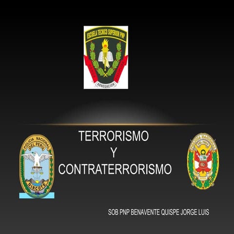 Terrorismo y contraterrorismo
