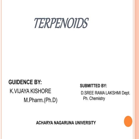 TERPENOIDS