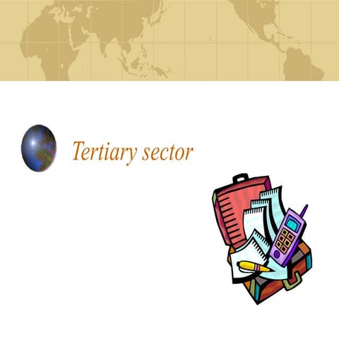 Tertiary sector