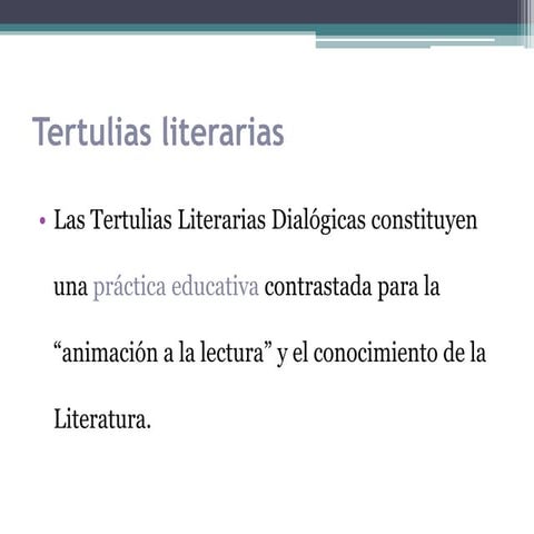 Tertulias dialogicas | PDF