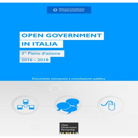 Terzo piano azione OGP Nazionale (Versione in consultazione)