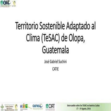 TeSAC Olopa (Trifinio, Guatemala)