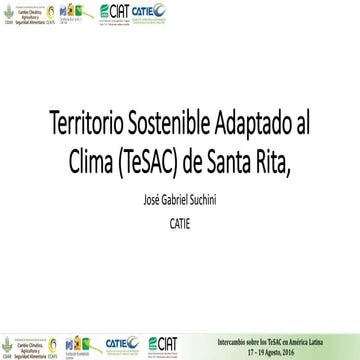 TeSAC Santa Rita (Trifinio, Honduras)