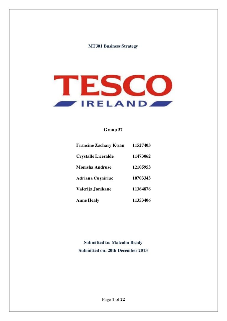 Tesco Ireland Strategy