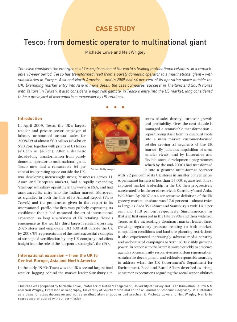 Tesco case study marketing management image