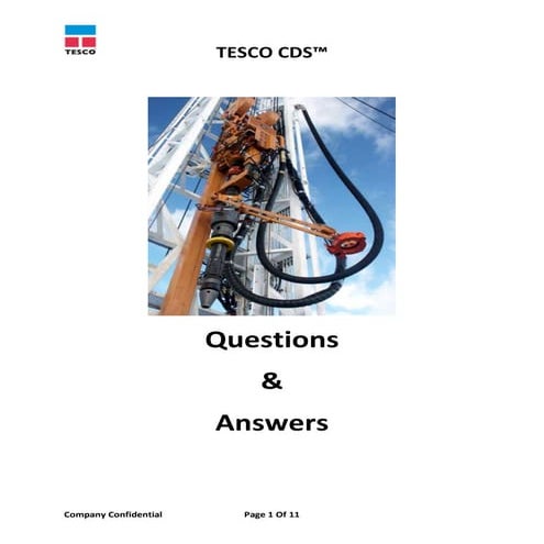 Tesco CDS Questions & Answers