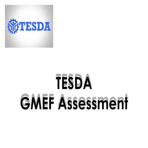 Gender Mainstreaming Evaluation Framework by TESDA | PPT
